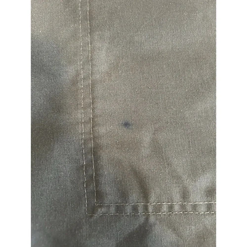 Hedley & Bennett Waist Apron Bistro Length Two Pockets Slate Gray Embroidered
